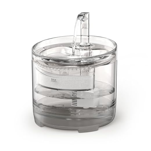 NPET Cat Water Fountain WF050TP 1.5L Automatic Pet Drinking Fountain with Replacement Faucet Kit