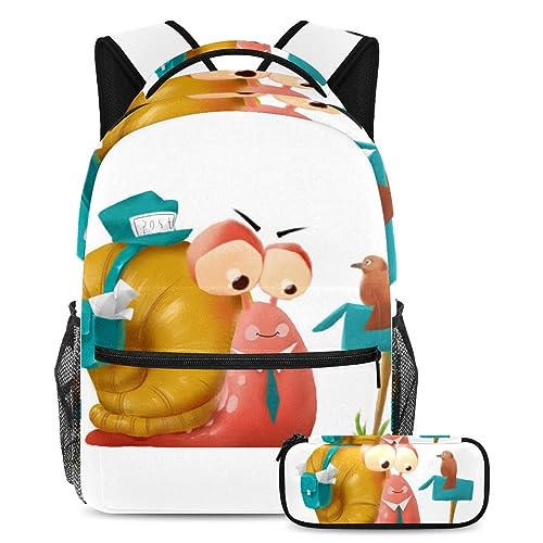 Sac à dos escargot ergonomique pour soulager le dos des enfants et ados