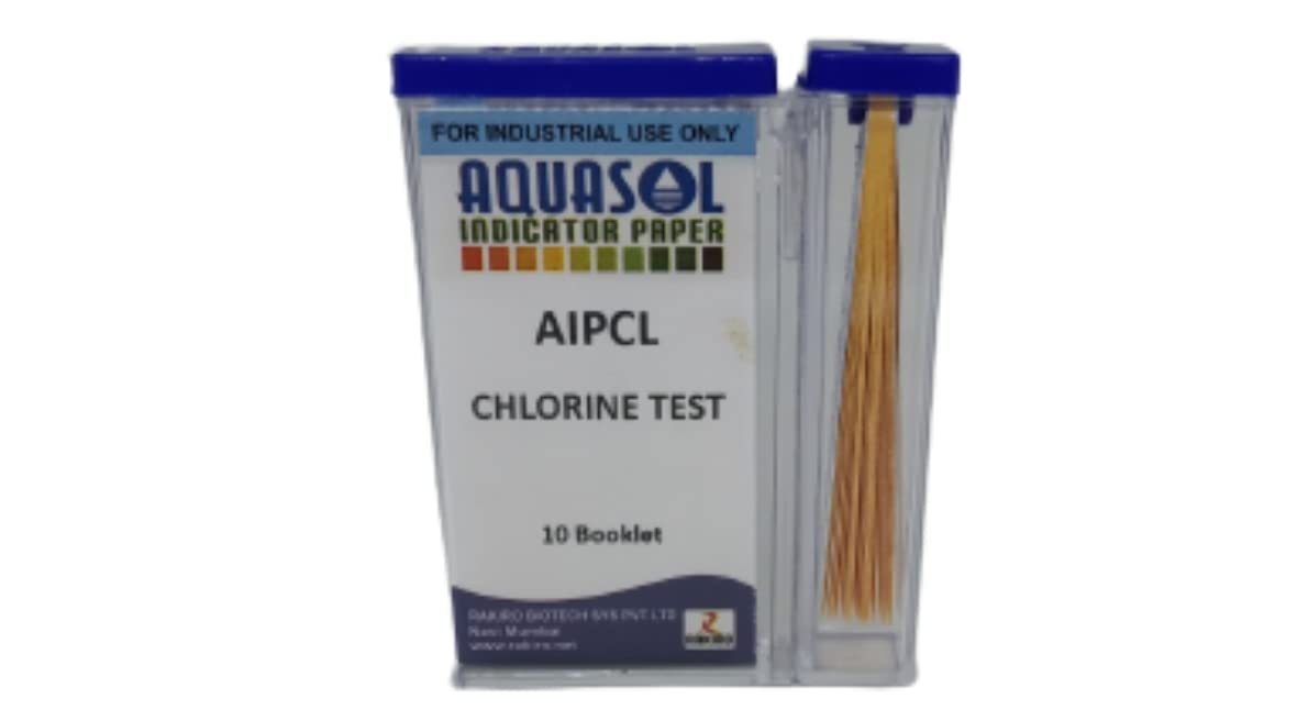 Aquasol Chlorine Test Indicator Paper 10X20 Strips