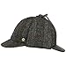 Produktbild LIERYS Deerstalker Cap - Traditionelle Form mit Ohrenklappen - Baseballcap aus Wollmix - Made in Germany - Herren Stoffcap - Vierjahreszeiten anthrazit 59 cm
