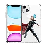 Compatible with iPhone 13 Case, Cool Design Premium Soft Silicone Full-Body Protective Clear Case fo