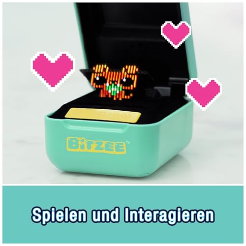 Bitzee 2023-15 Digitale Haustiere zum Anfassen, interaktives Spielzeug mit 15 virtuellen elektronischen Tieren, die auf Bewegung und Berührung reagieren, Mint, ab 5 Jahren