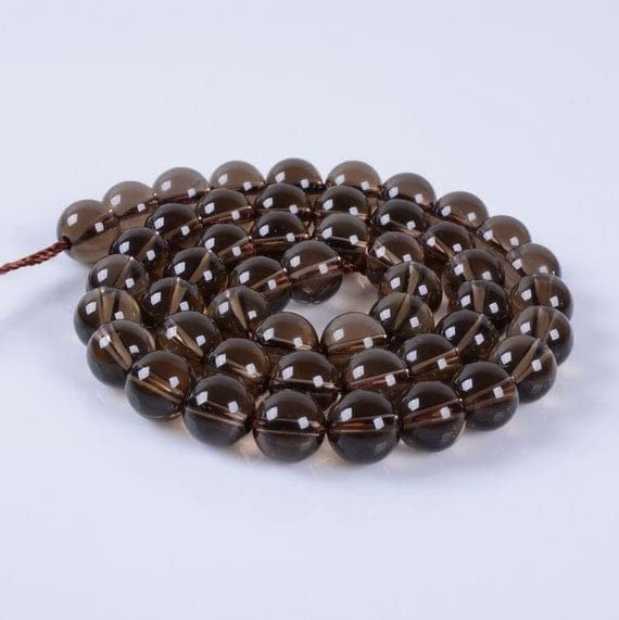 Quartz fumé 8mm de qualité supérieure LKBEADS perles de joaillerie 16"