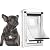 MAVRICTECH Doggie Door for Door, Doggy Door for Exterior Door with Steel Frame and Telescoping Tunnel, Dog Door with Two Magnetic Flaps and Two Sliding Lock Panels, for Pets Up to 40LBS, White