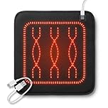 iN Universal Heated Seat Cushion | Portable Heating Pad Adjustable Temperature | Fast-Warming, Breathable Seat Heater for Home, Office, Travel & Outdoor | Universal USB Power Compatible 44X44cm