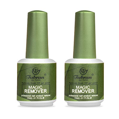 Tubran Nail Polish Remover - Remove Gel Nail Polish Within 2-3 Minutes - Quick & Easy Polish Remover - No Need for Foil, Soaking Or Wrapping, 0.51 Fl Oz