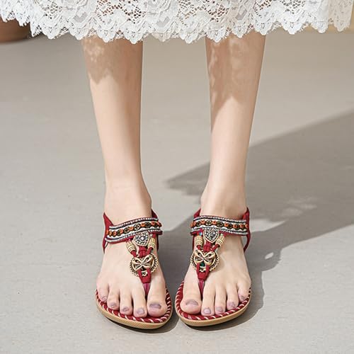 Sandalias deportivas de mujer para caminar en verano con cuña cómoda y fresca 2