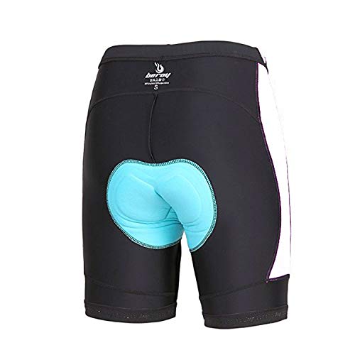 Image of Beroy Women's Triathlon Shorts with 3D Gel Padded, Cycling and Spinning Pants.
