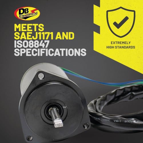Image of DB Electrical TRM0071 Tilt & Trim Motor Compatible with /Replacement for Yamaha 40MJH, 50EJR, C50TLR 2001, 40TLR 2001-2006, 50TLR 2001-2010, C40TLR 2001-2003, F50TJR 2002-2004 6259, 10834N