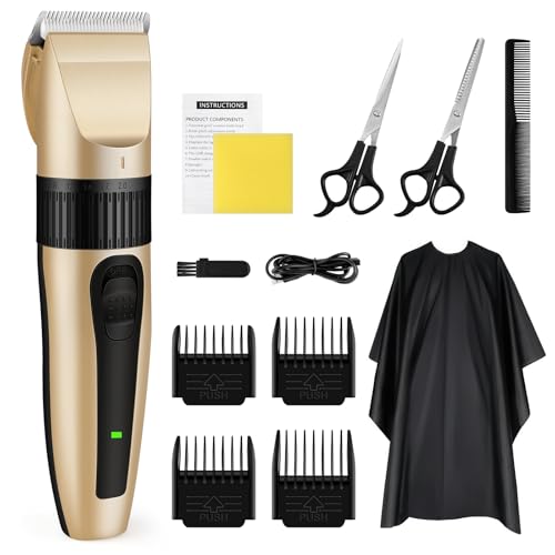 Hair Clipper Trimmer Set JVXYUIEH Beard Trimmer Men's Cordless Hair Clippers Suitable for Men, Women, and Children