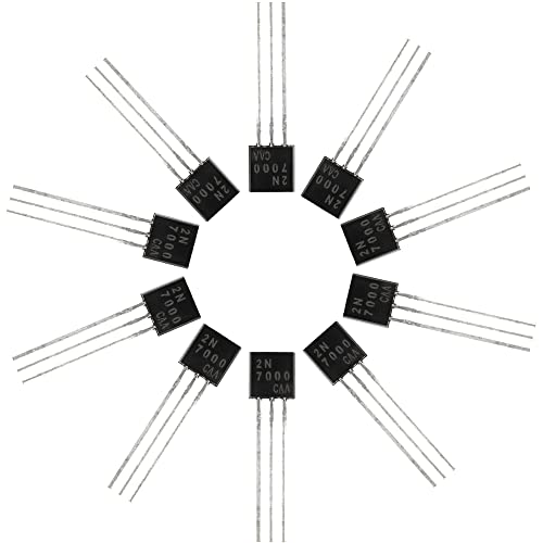 2N7000 Sic Mosfet Transistor To-92 200Ma 60V N-Fet Mos N-Channel Feld Effect Transistor (Pack Of 10Pcs) #TOP2
