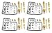 Damineding 4 X Carburetor Carb Repair Rebuild Kit 84-87 GL1200 Goldwing 1200 Aspencade Interstate
