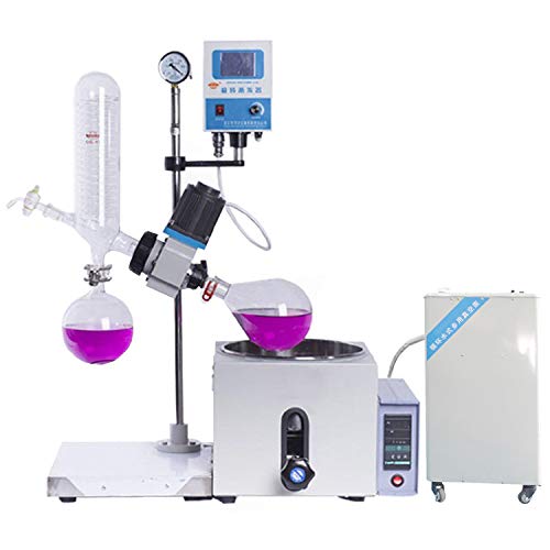 Fayelong - Fayelong 1L-5L Lab Rotary Evaporator Rotavapor 0-120rpm 0-399℃ SENCO Equipment w/Motor Lift, Digital Heating Bath, Condenser Full Set of Glassware Kits and Circulating Water Vacuum Pump (2L Liters)