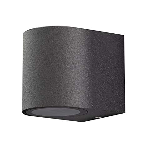 Applique da parete esterna in alluminio 1x GU10