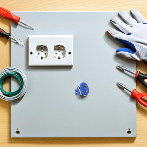 Conector hembra mini tipo T para panel, adaptador azul de termopar resistente a 220 °C 5