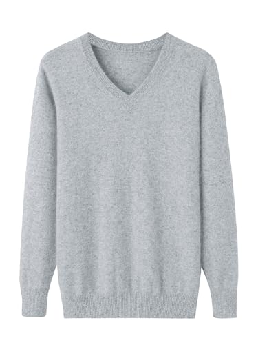 ZSUN Maglione da Uomo, Colletto a V, Morbido e Traspirante, Stile Casual (cod. CT002)