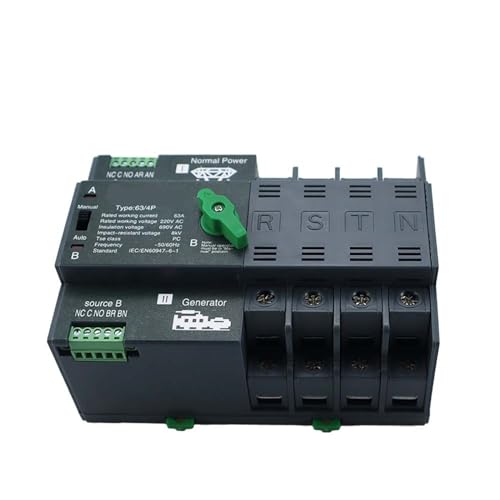 Sélecteur électrique ATS inverseur source automatique double puissance 3P 20A