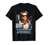 The Terminator Poster Movie Retro Sci-Fi Time Traveler Gamer T-Shirt