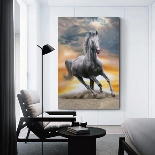 Poster chevaux de la puissance sauvage Spirited Stallion grand format - 3