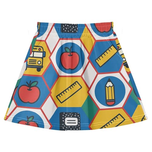 Jupe à taille élastique fille vêtement stretch liberté de mouvement
