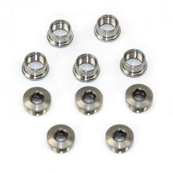 Titanium Chainring Bolt Set for Brompton Dahon Tern Birdy