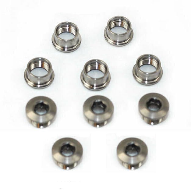 Titanium Chainring Bolt Set for Brompton Dahon Tern Birdy