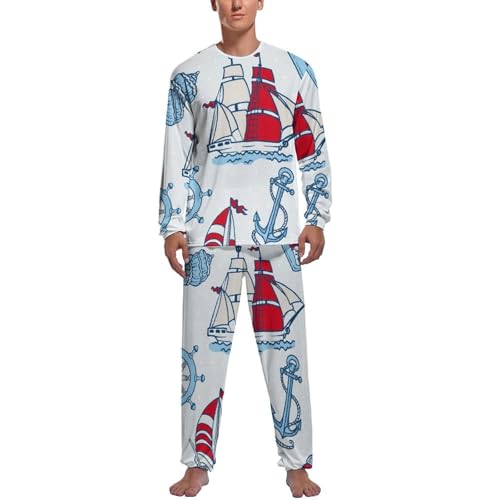 Pyjama homme Phare ensemble de nuit complet | Idée cadeau utile et élégante
