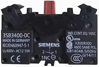 Fits Siemens 3SB3400-0C Contact Block Contact Element, 1 NC, Screw Terminal