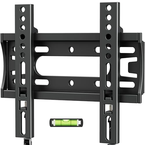 IWORBOARD 24 32 40 42 inch Fixed TV Monitor Wall Mount for 14-42 inch LED LCD Screen,Low Profile Small RV TV Mount, Easy Slim Flat Wall Bracket, Max VESA 200x200mm, 66lbs, Single Stud