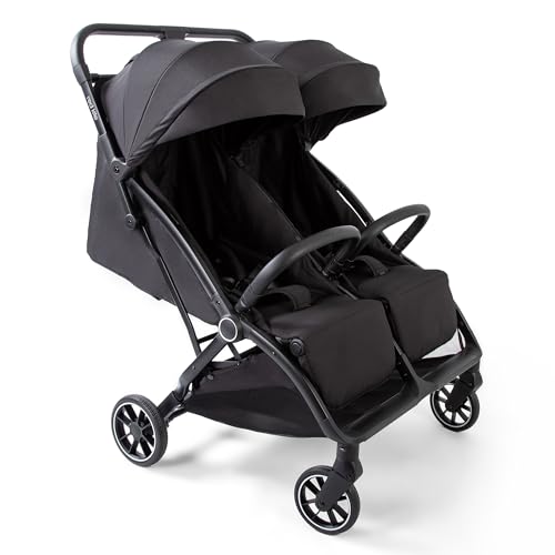 Red Kite Push Me Duet Twin Stroller - Black
