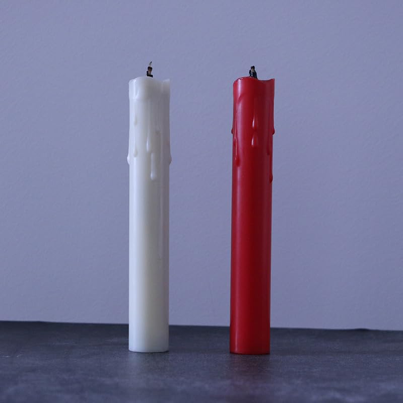 Super Candle Magic Tricks Auto Candle 4.0 Pilot Fire Magia profesjonalna iluzje sceniczne sztuczki mentalizm rekwizyty (biała)