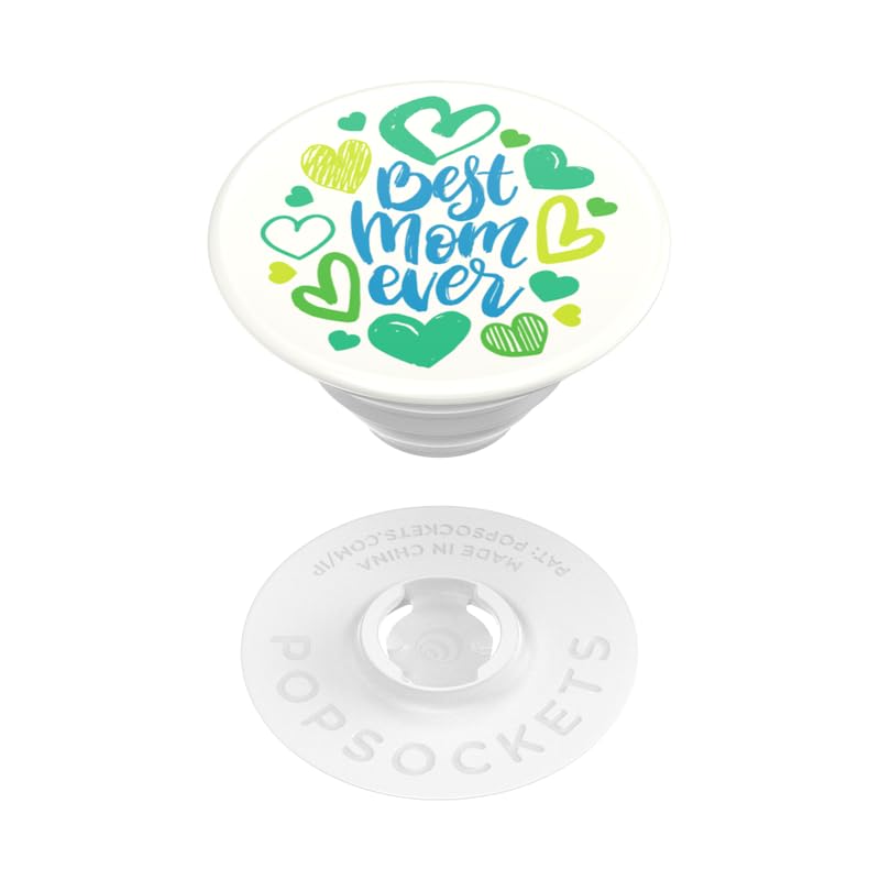 Image of POPSOCKETS Phone Grip with Expanding Kickstand, PopSockets for Phone - Best Mom Green