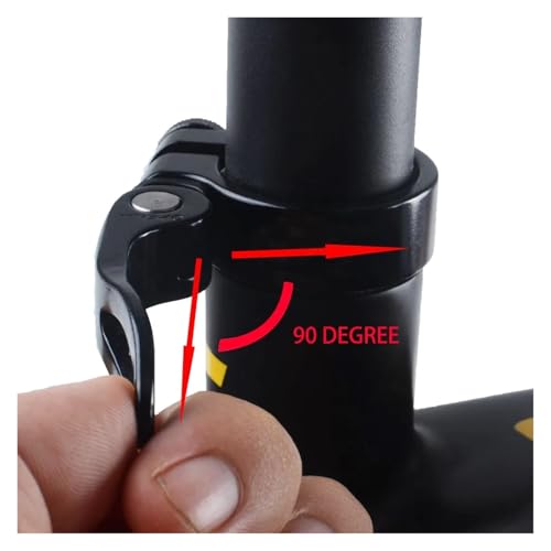 Collier de serrage de selle en alliage d'aluminium doré robuste - 5