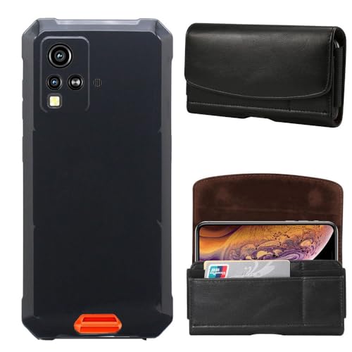 TienJueShi Business Clip Leather Protector Phone Case for blackview bv4800 6.56 inch TPU Silicone Cover Etui Wallet Gel Rubber