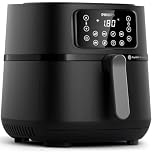 Ölfreie Fritteuse PHILIPS Connected Airfryer XXL HD9285/96 5000-Serie 7,2 l 6 Personen 16 Voreinstellungen Schwarz