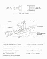 LEENUE Lan Stecker Cat 7 Werkzeuglos, 10 Gbit/s 600 MHz, 8 Stück – Ansicht 5