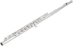 Flauta Transversal Estudante C YFL 222 Prateada com Case Yamaha