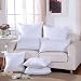 45 * 45 45 * 70 Soft Poduszka Plac Poduszka Poduszka Wkładki Poduszki Rdzeń Biały Prostokąt Poduszki Poszewka Bed Pillow Sypialni Akcesoria (Color : White, Size : 35X35)