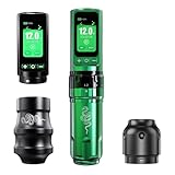 Dragonhawk Machine à Tatouer Fold Pro Year of Snake Edition Rotary Tattoo Pen Sans Fil Tattoo Gun Mcore-C3, 3000mAh avec 2 Piles