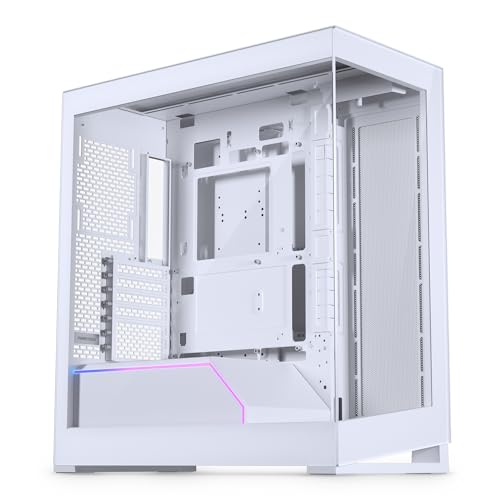 Phanteks NV5 V2 Mid-Tower PC Case - Bianco con design ad alto flusso d'aria e illuminazione RGB personalizzabile