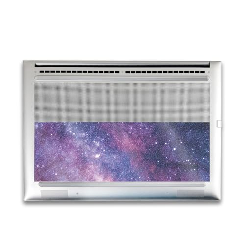 Image of Glossy Glitter Gaming Skin Compatible with HP Envy x360 16 inch (2023) - Violet Stars - Premium 3M Vinyl Protective Wrap Decal Cover - Easy to Apply | Crafted in The USA by MightySkins