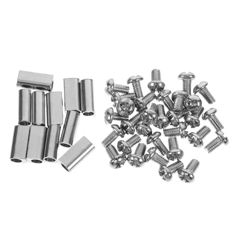 OSALADI 10Pcs Adjustable Iron Wire Rope Clip Fastener for Secure Hanging Home Commercial Industrial Lighting Fixtures Durable Dual Design Quick Installation