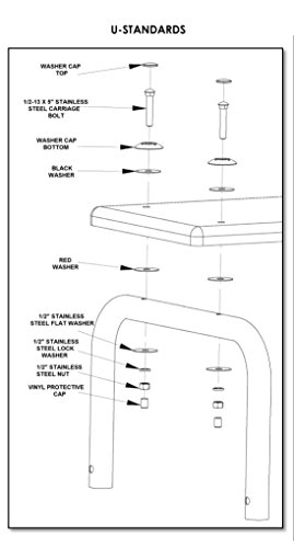 S.r. Smith 66-209-268S2-1 Fibre-Dive Replacement Diving Board, 8-Feet, Radiant White & Inter-Fab Db-Tb-M Two Bolt Replacement Residential Pool, White Diving Board Mounting Kit #TOP6