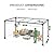 LUXIJOY 10' x 13' Wood Pergola Outdoor, Wooden Pergola Grape with Stable Structure for Climbing Plant Support, Painted Wood Frame for Garden Porch Beach with Expansion Screws Included, Grey