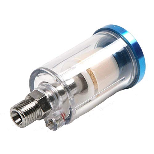 Driak Inline 1/4'' Oil & Water Separator Filter for Paint Spray Gun and Air Compressor