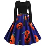 MORCHAN-FASHION Robe Fluide Noire Manche Longue Femme Droite Rouge Blanche Fushia Bleu Grise Motif Noel habillée Robe Noire Droite Orange Femme Dentelle à Manches Longues Fluide Longue Classe
