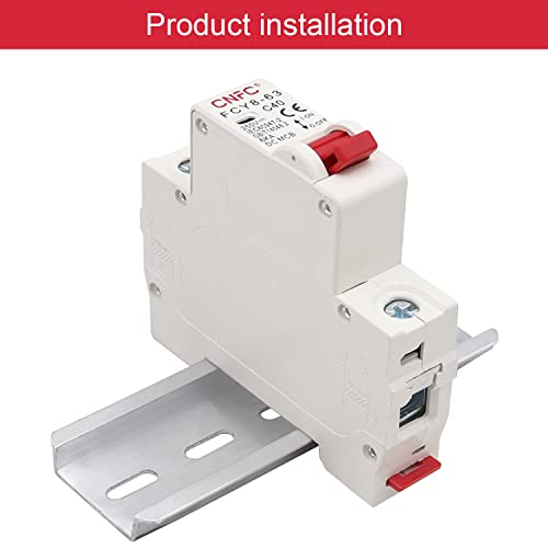 Weideer Dc Miniature Circuit Breaker 1P 250V C10 For Solar Pv System Din Rail Mount -10A #TOP4