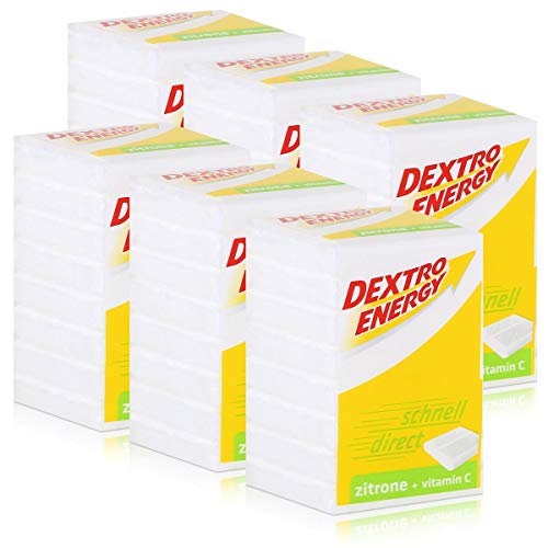 Dextro Energy Traubenzucker Zitrone 46g (6er Pack)