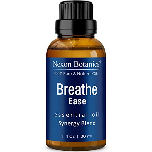 Breathe Essential Oil Blend 30 ml – Breath Easy Essential Oil Sinus Relief – Breathe Ease Essential Oils for Humidifier, Diffuser, Aromatherapy – Nexon Botanics