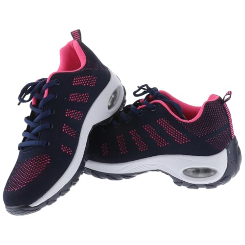 Baskets en tricot bleu grande taille pour femme actives : ideales pour vos longues marches